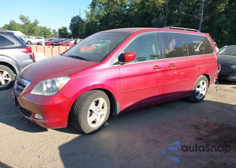 2006 Honda Odyssey Touring из США, поврежденный, VIN 5FNRL38866B096267